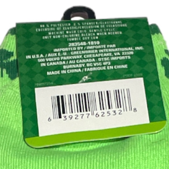 Saint Patrick’s Day Sham Rock & Roll Crew Socks Green Size 5-9 - Picture 4 of 6